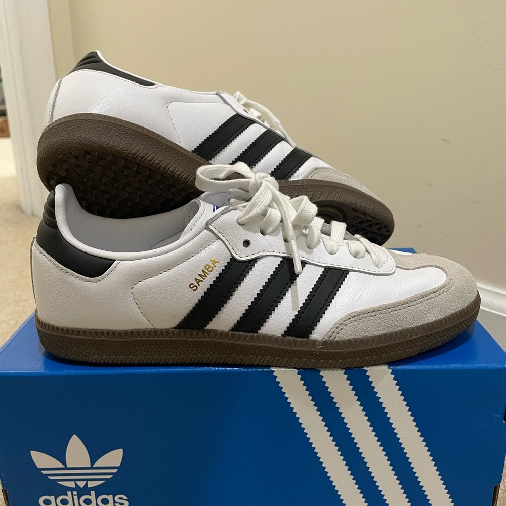 adidas Samba OG W Sneakers - White with Black Accents